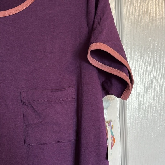 LuLaRoe Carly NWT women’s purple high low dress size XL - Picture 3 of 10
